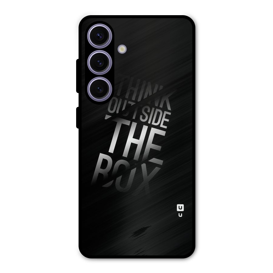 Think Outside The Box Metal Back Case for Galaxy S24