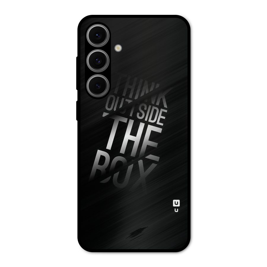 Think Outside The Box Metal Back Case for Galaxy S24 FE