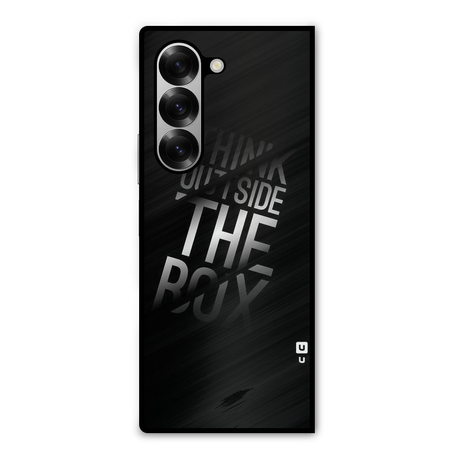 Think Outside The Box Metal Back Case for Galaxy Z Fold6