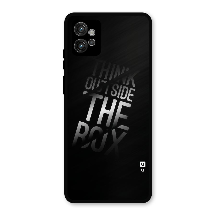Think Outside The Box Metal Back Case for Moto G32