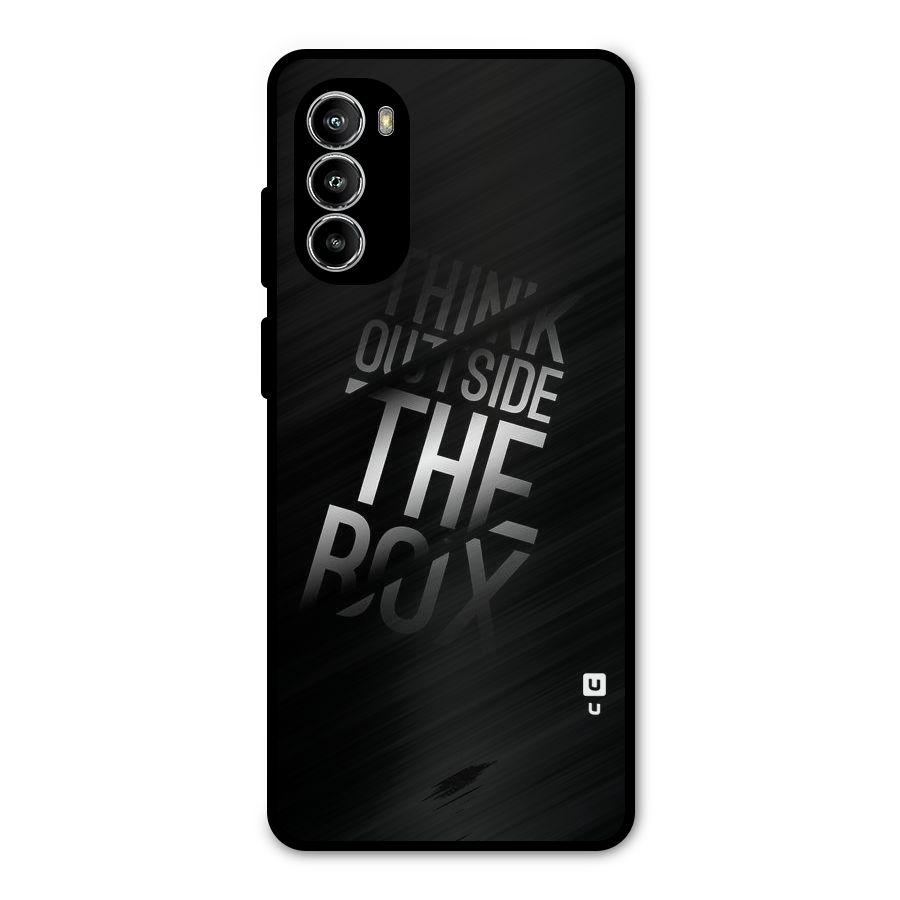 Think Outside The Box Metal Back Case for Moto G52