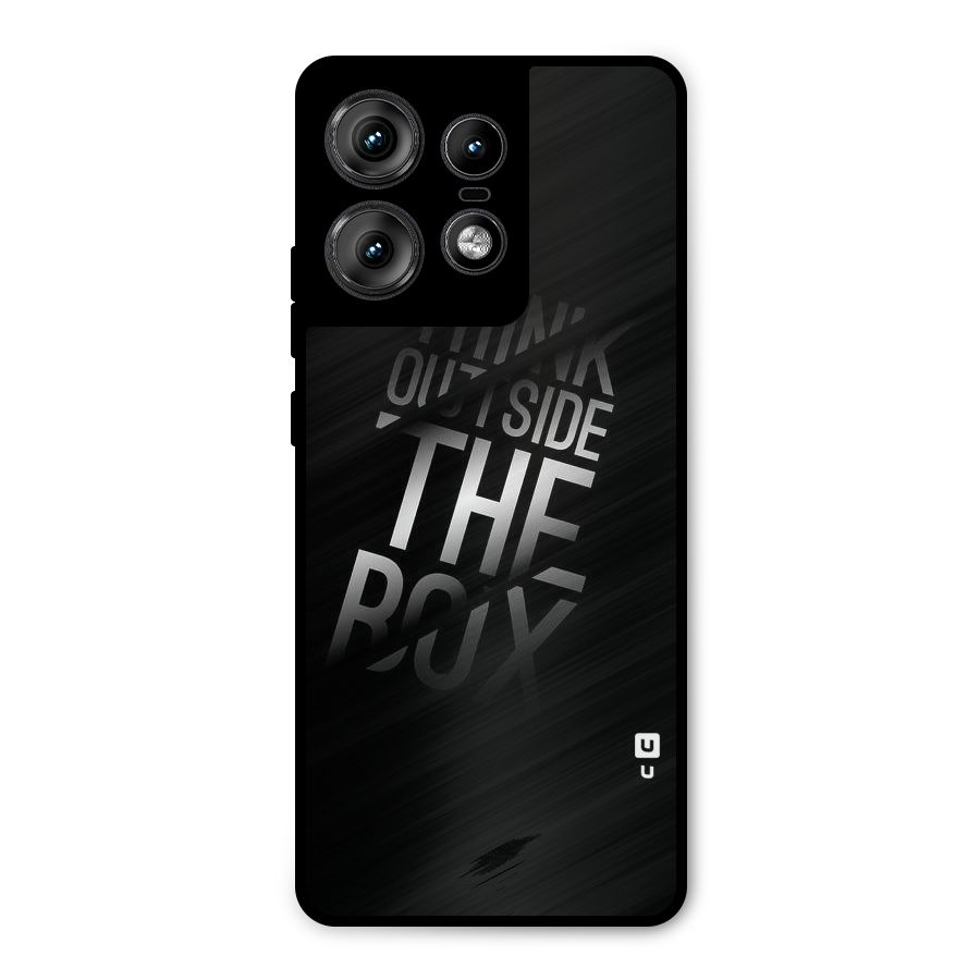 Think Outside The Box Metal Back Case for Motorola Edge 50 Pro