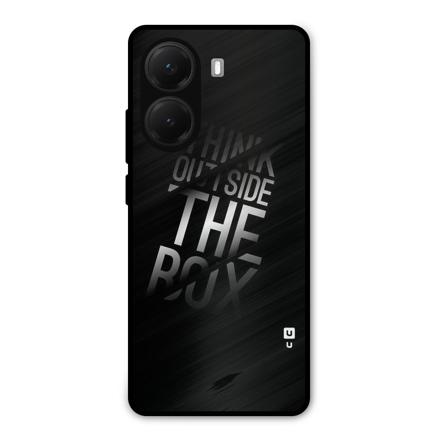 Think Outside The Box Metal Back Case for Poco X7 Pro
