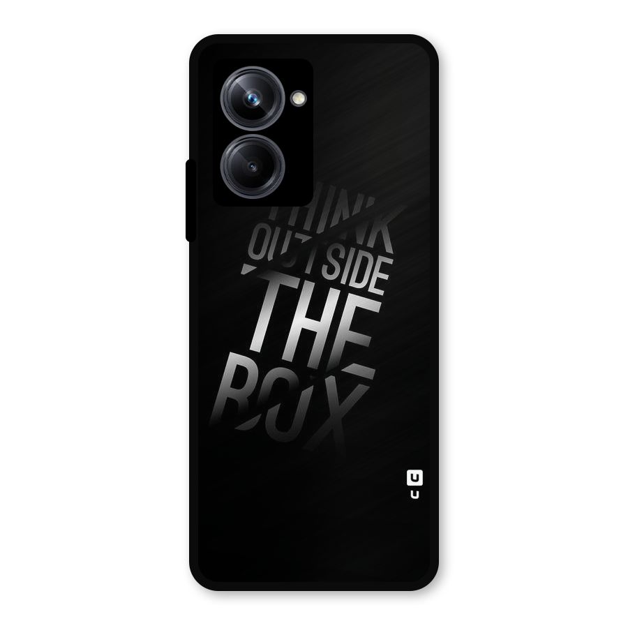Think Outside The Box Metal Back Case for Realme 10 Pro