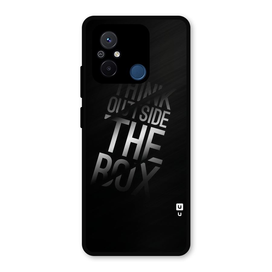Think Outside The Box Metal Back Case for Redmi 12C