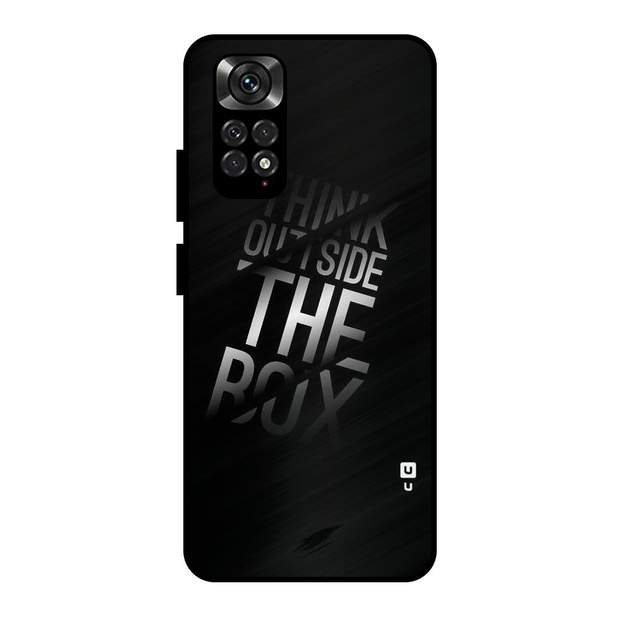 Think Outside The Box Metal Back Case for Redmi Note 11 Pro Plus 5G