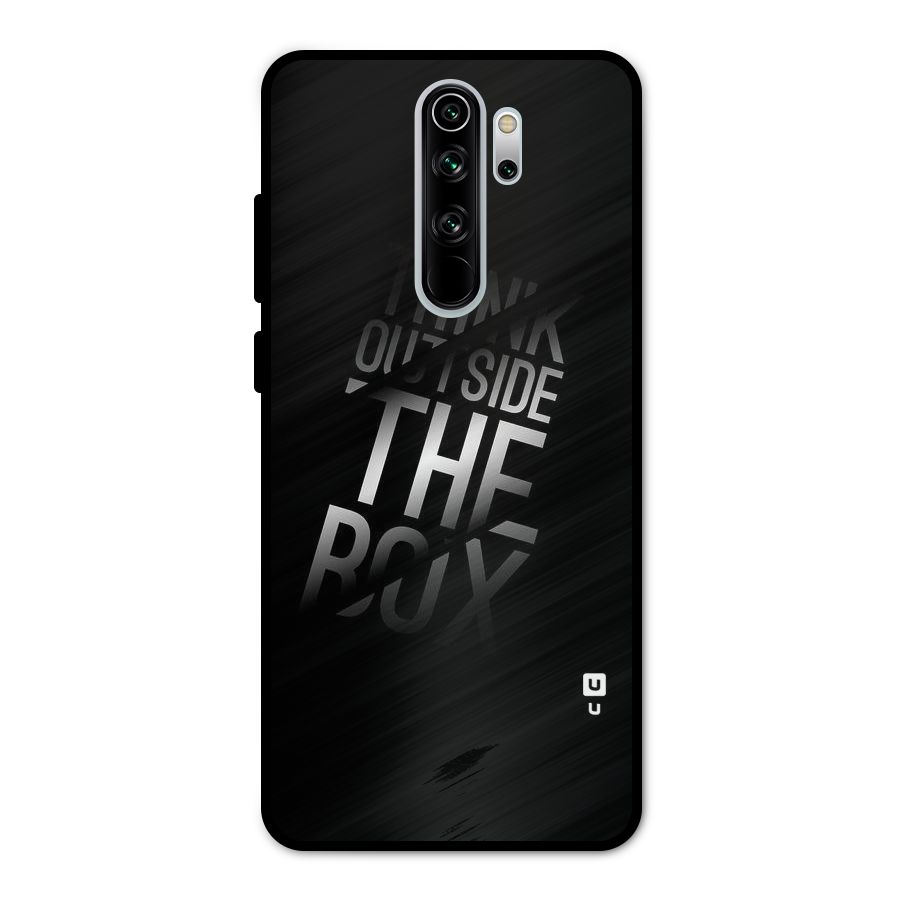 Think Outside The Box Metal Back Case for Redmi Note 8 Pro