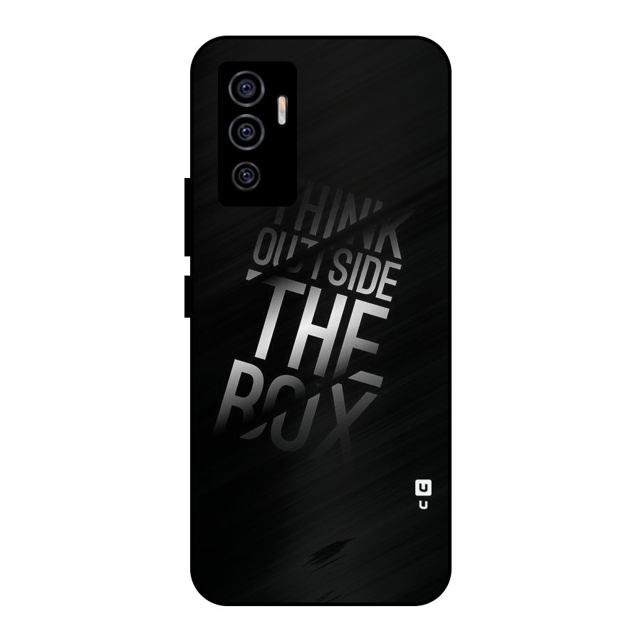 Think Outside The Box Metal Back Case for Vivo V23e