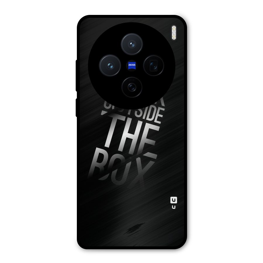 Think Outside The Box Metal Back Case for Vivo X200