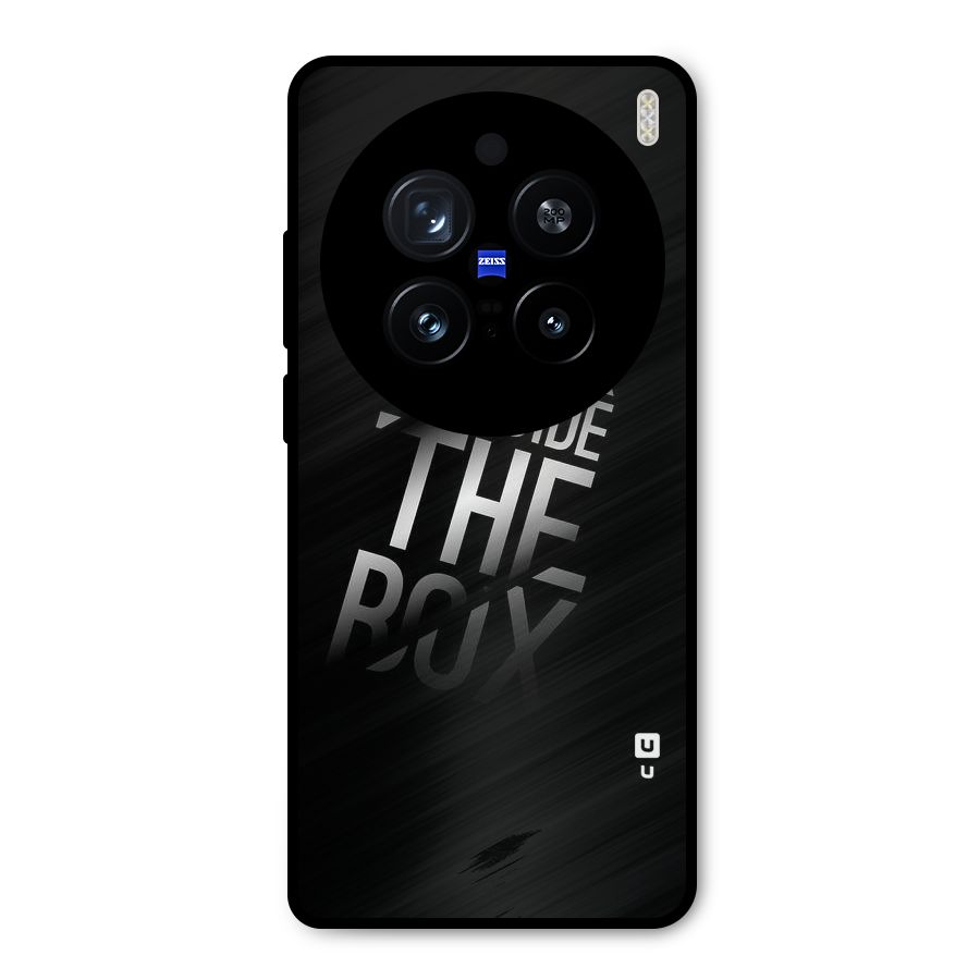 Think Outside The Box Metal Back Case for Vivo X200 Pro