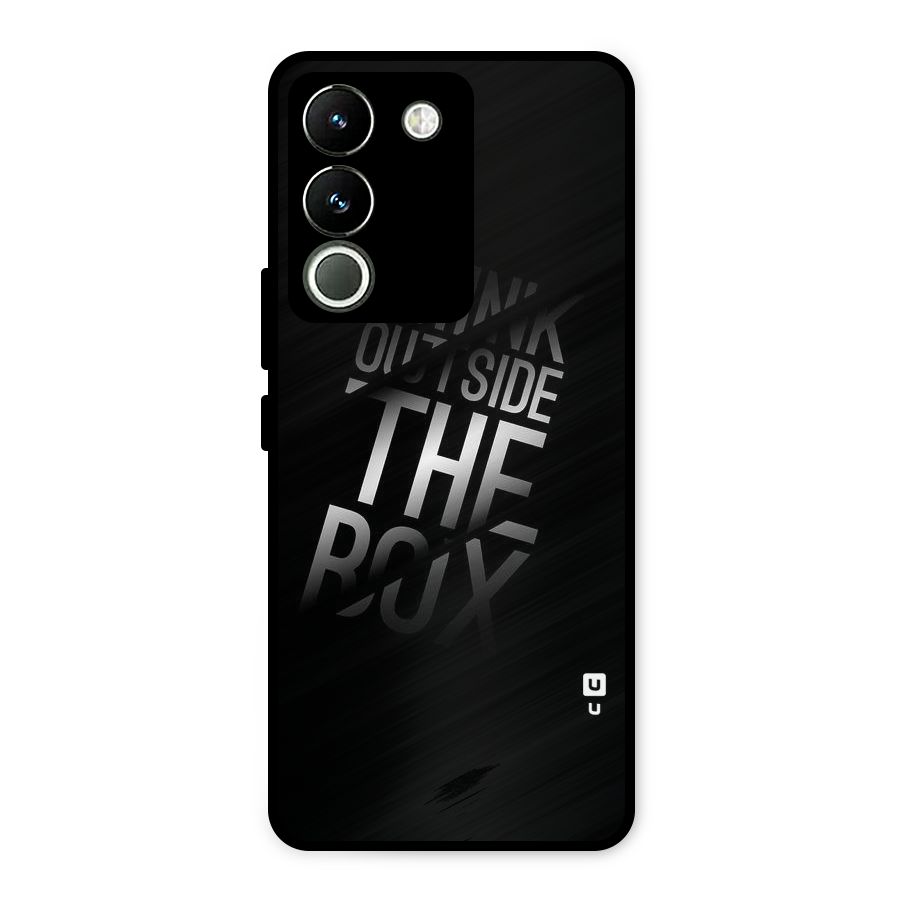 Think Outside The Box Metal Back Case for Vivo Y200