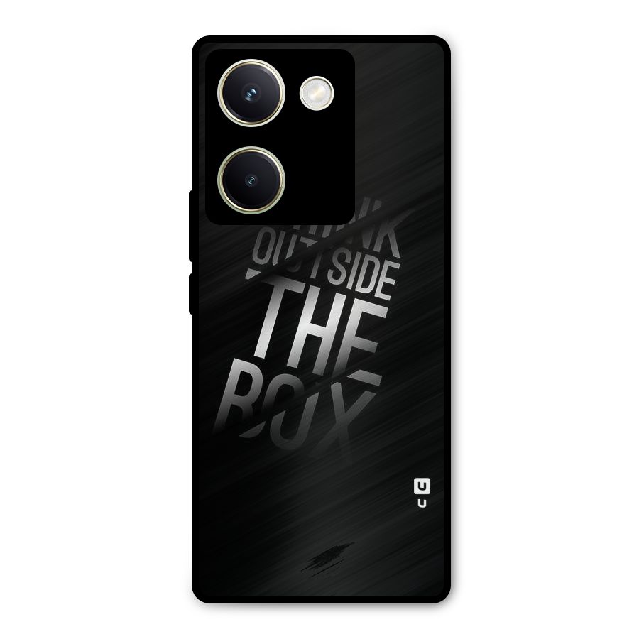 Think Outside The Box Metal Back Case for Vivo Y200 Pro