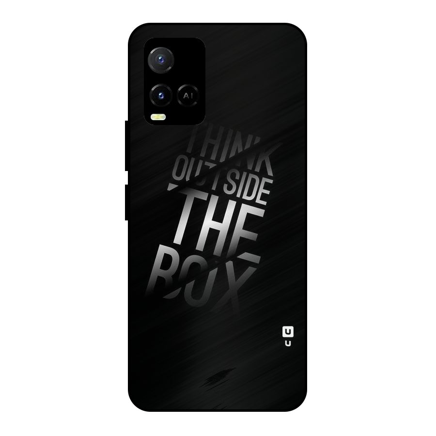 Think Outside The Box Metal Back Case for Vivo Y21