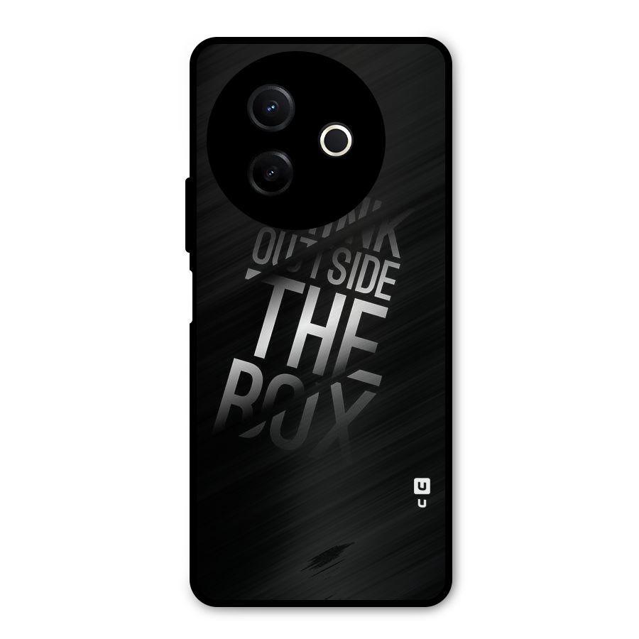 Think Outside The Box Metal Back Case for Vivo Y39