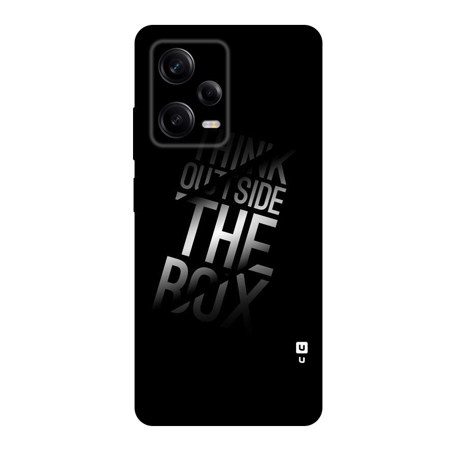 Think Outside The Box Original Polycarbonate Back Case for Redmi Note 12 Pro
