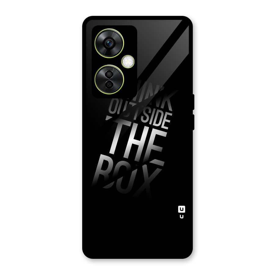Think Outside the Box Glass Back Case for OnePlus Nord CE 3 Lite