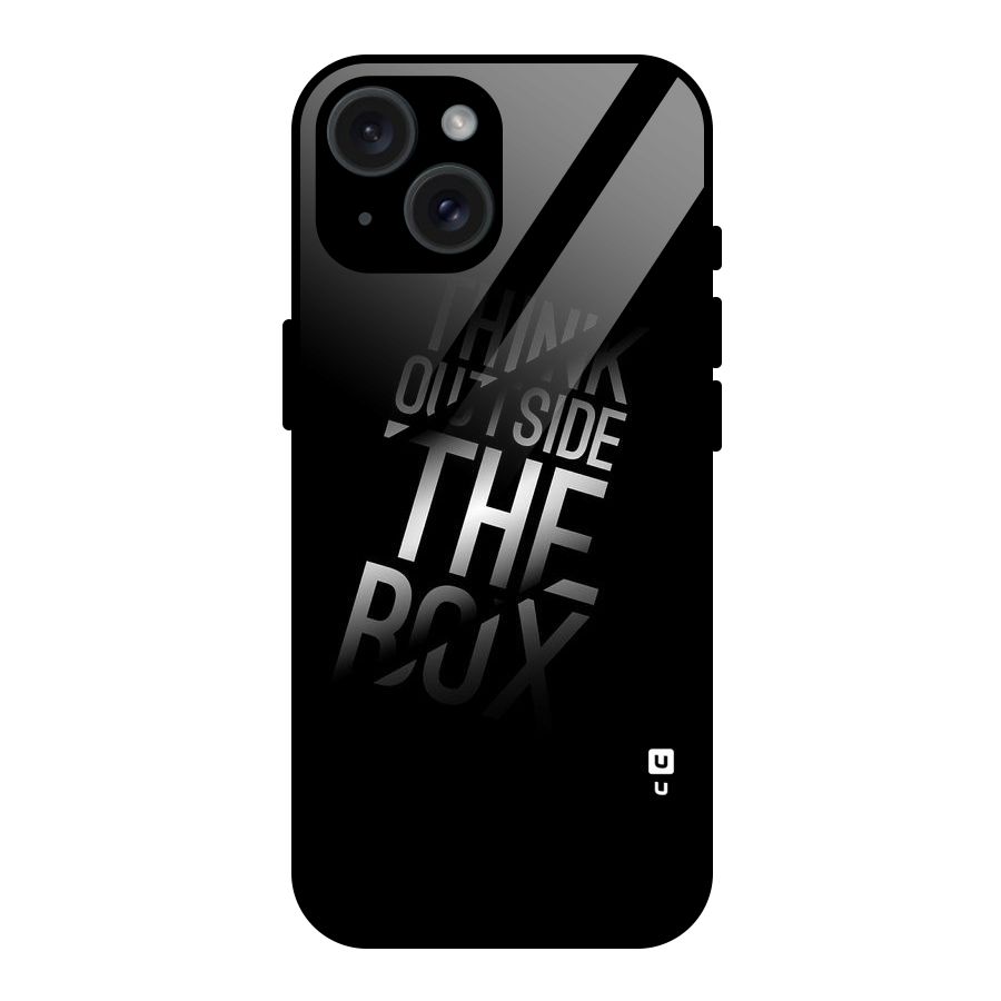 Think Outside the Box Glass Back Case for iPhone 15