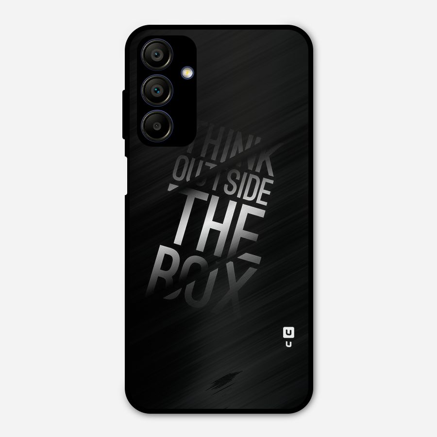Think Outside the Box Metal Back Case for Galaxy A15 5G