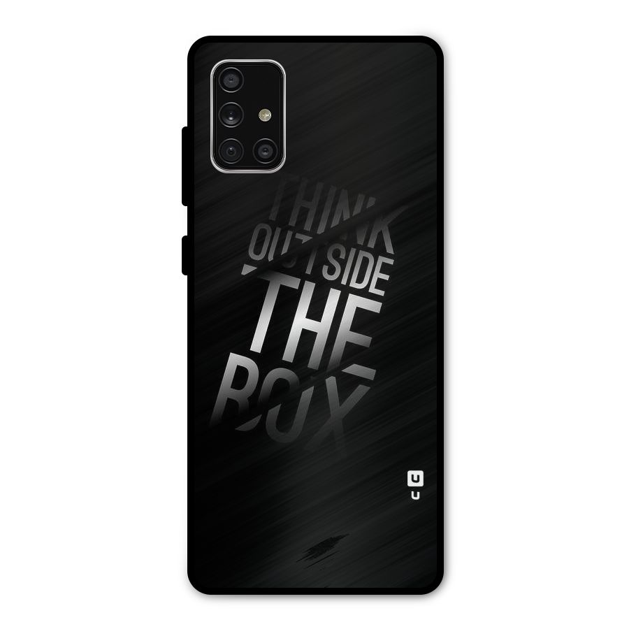 Think Outside the Box Metal Back Case for Galaxy A71
