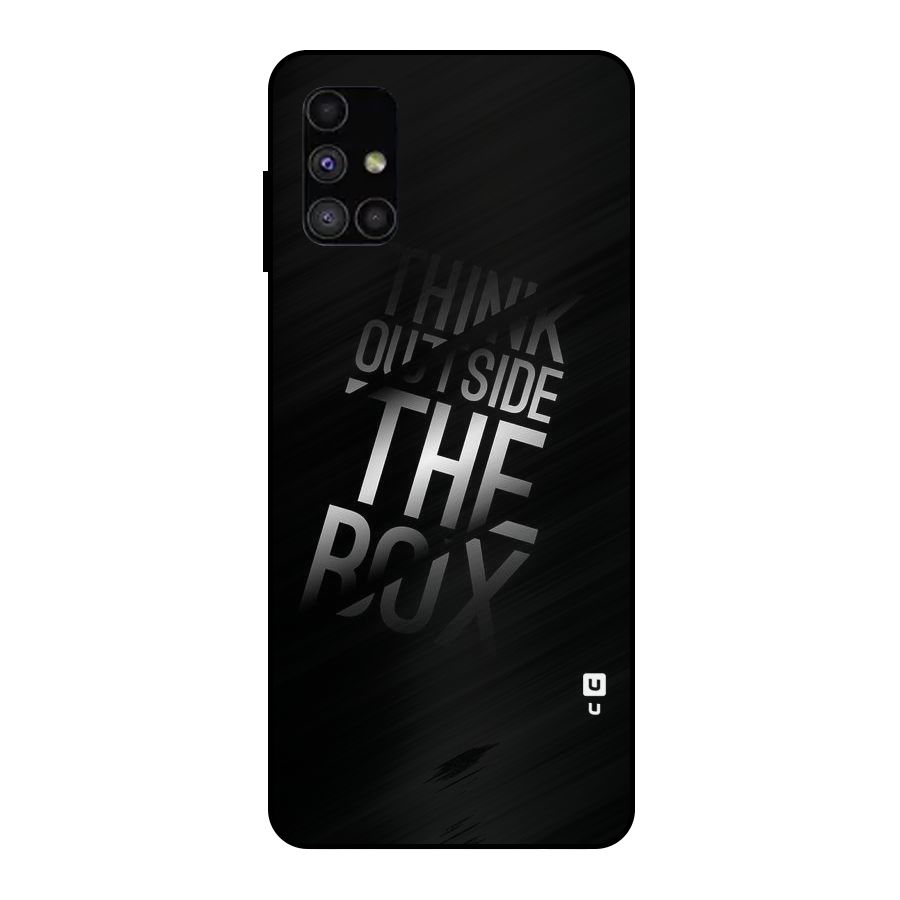 Think Outside the Box Metal Back Case for Galaxy M51