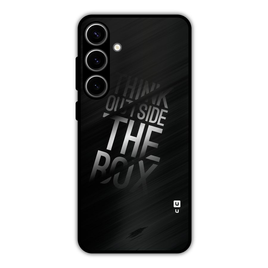 Think Outside the Box Metal Back Case for Galaxy S24 Plus