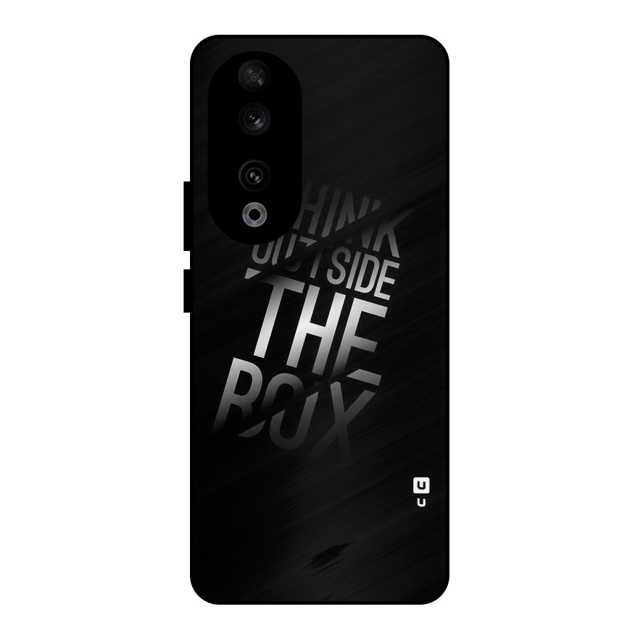 Think Outside the Box Metal Back Case for Honor 90