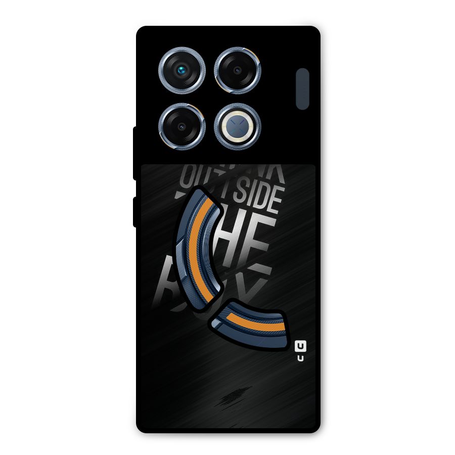 Think Outside the Box Metal Back Case for Infinix GT 20 Pro