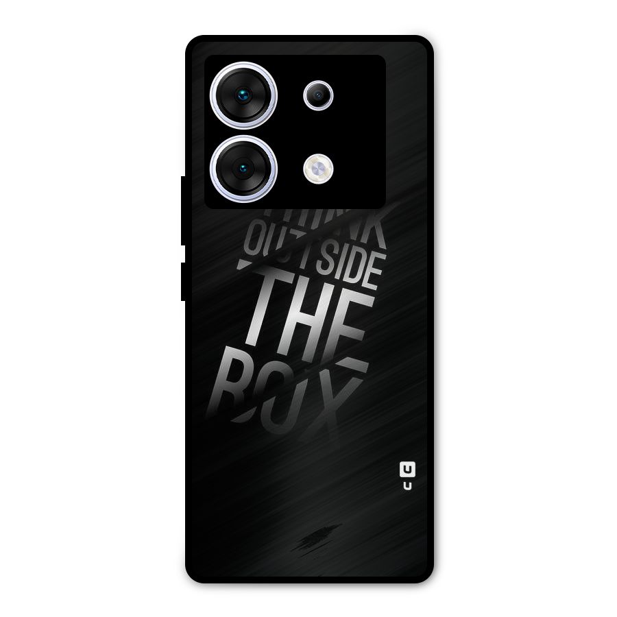 Think Outside the Box Metal Back Case for Infinix Zero 30 5G