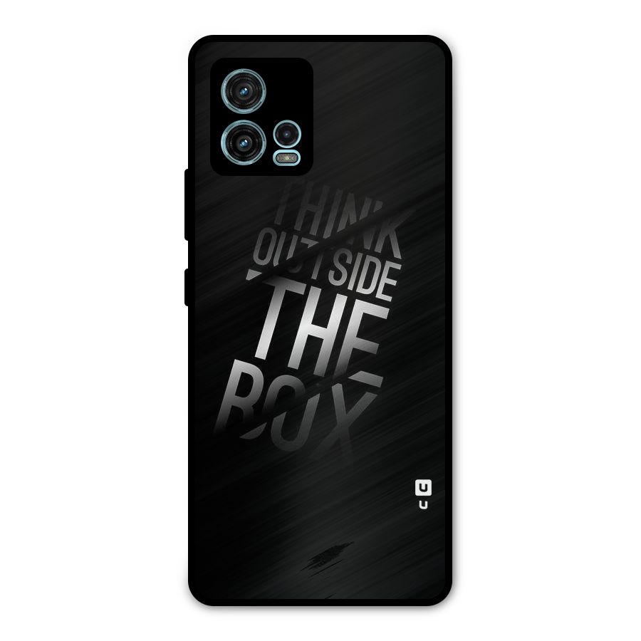 Think Outside the Box Metal Back Case for Moto G72