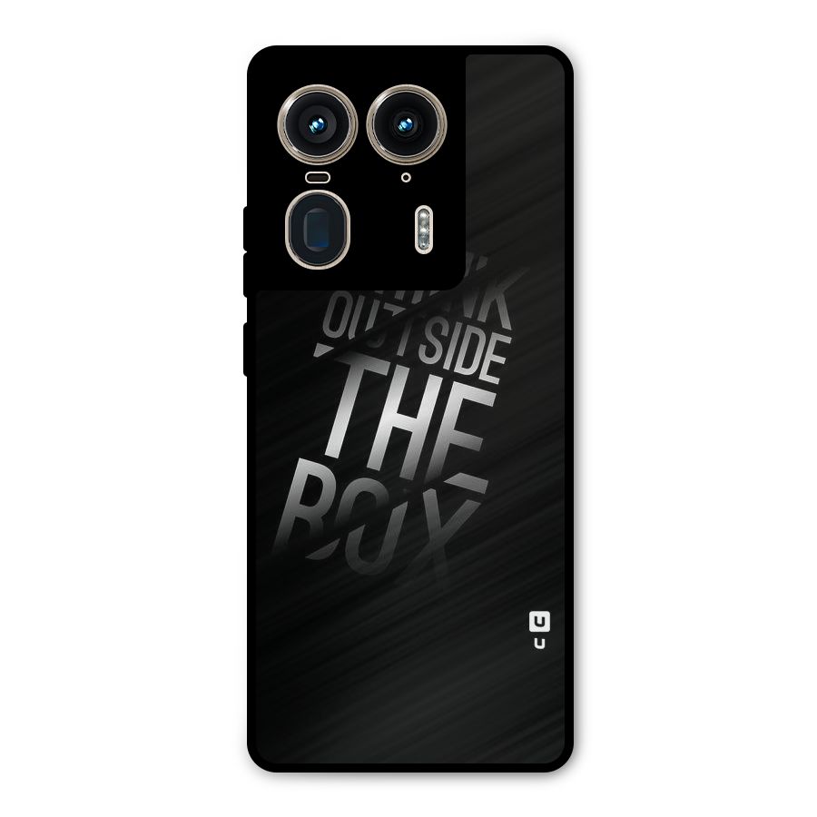 Think Outside the Box Metal Back Case for Motorola Edge 50 Ultra