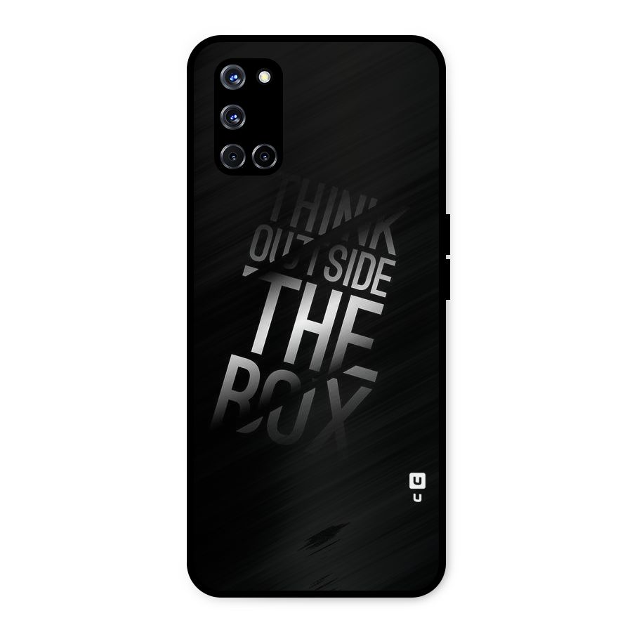 Think Outside the Box Metal Back Case for Oppo A52