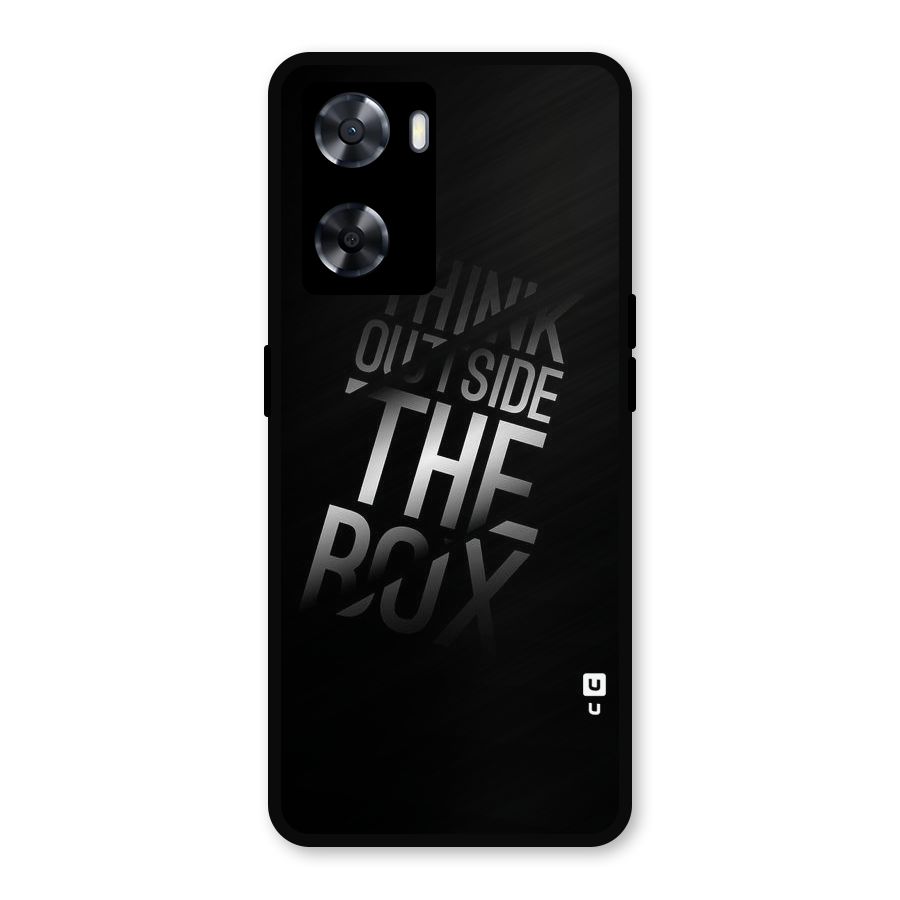 Think Outside the Box Metal Back Case for Oppo A57 2022
