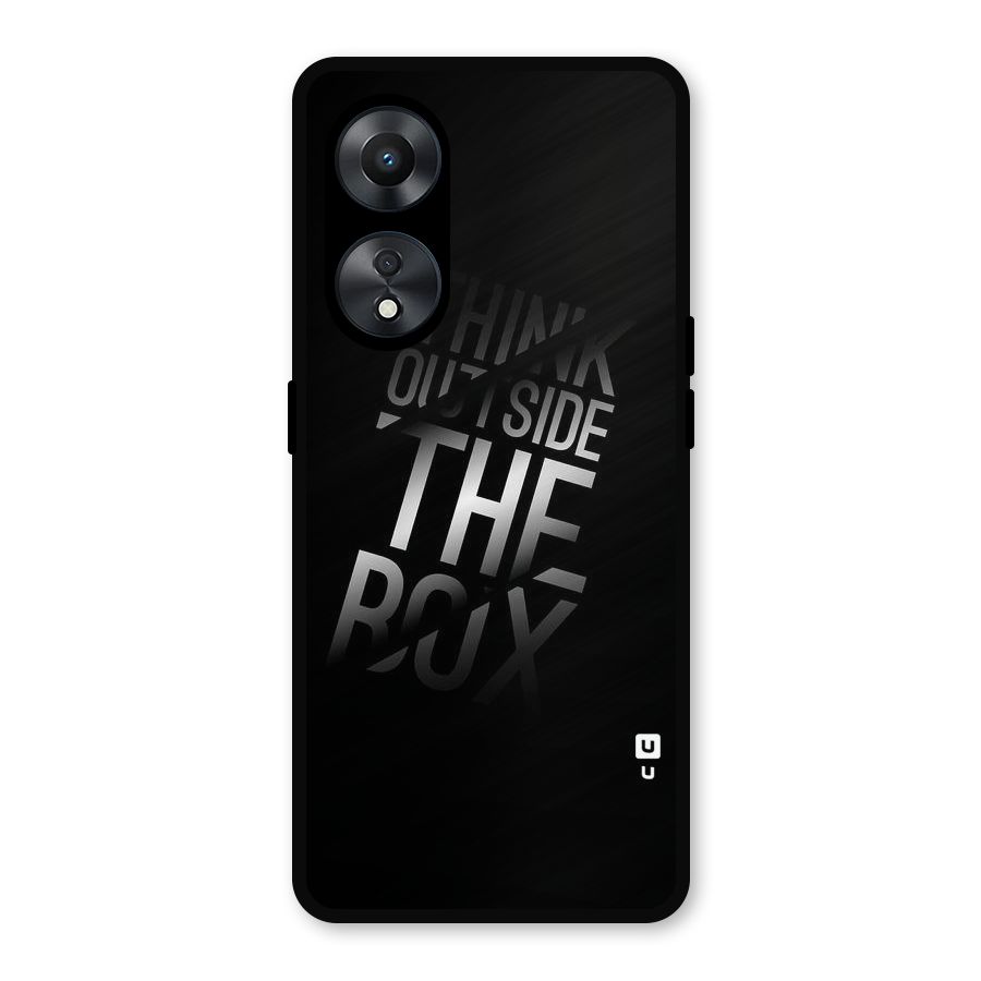 Think Outside the Box Metal Back Case for Oppo A78