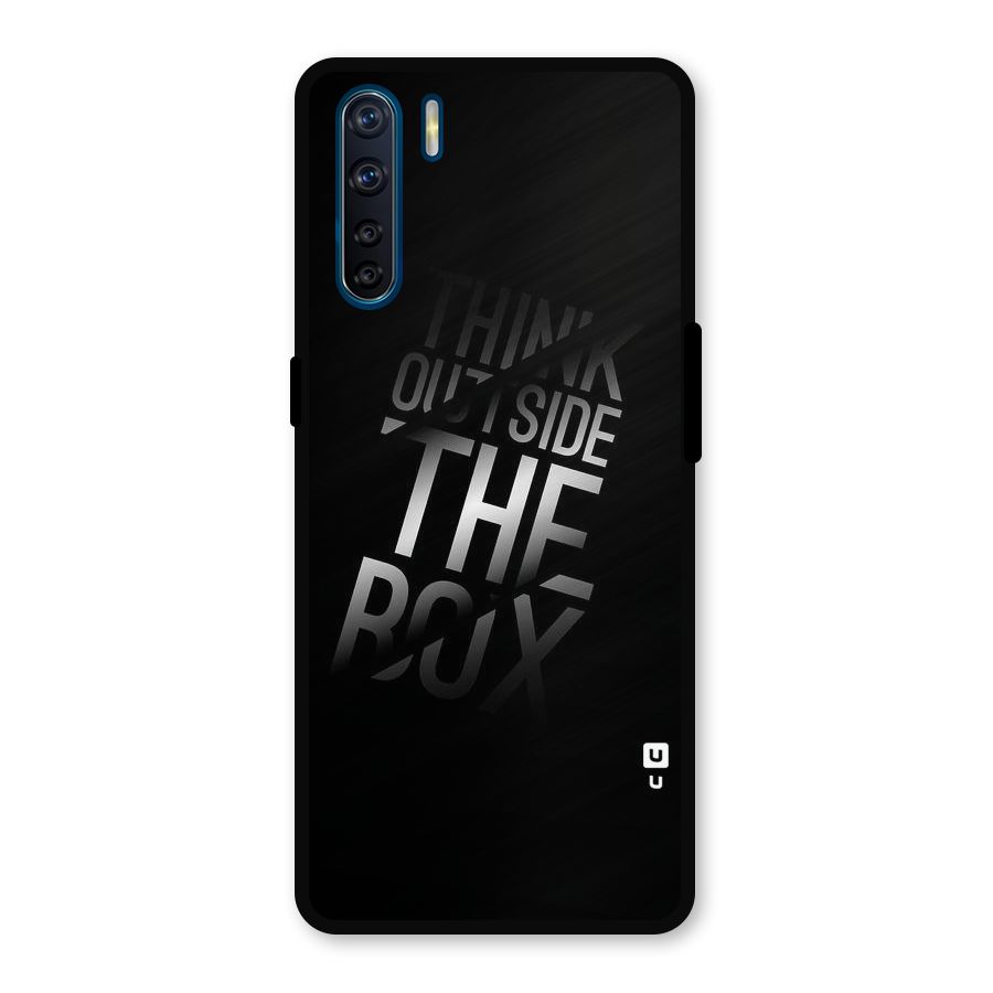 Think Outside the Box Metal Back Case for Oppo F15