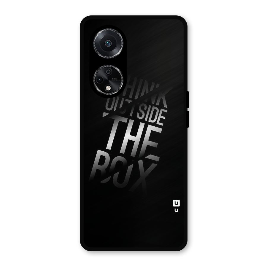 Think Outside the Box Metal Back Case for Oppo F23