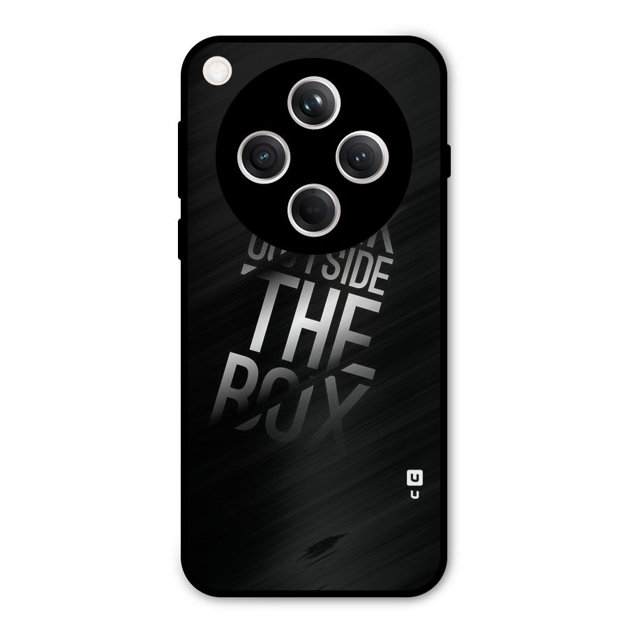 Think Outside the Box Metal Back Case for Oppo Find X8