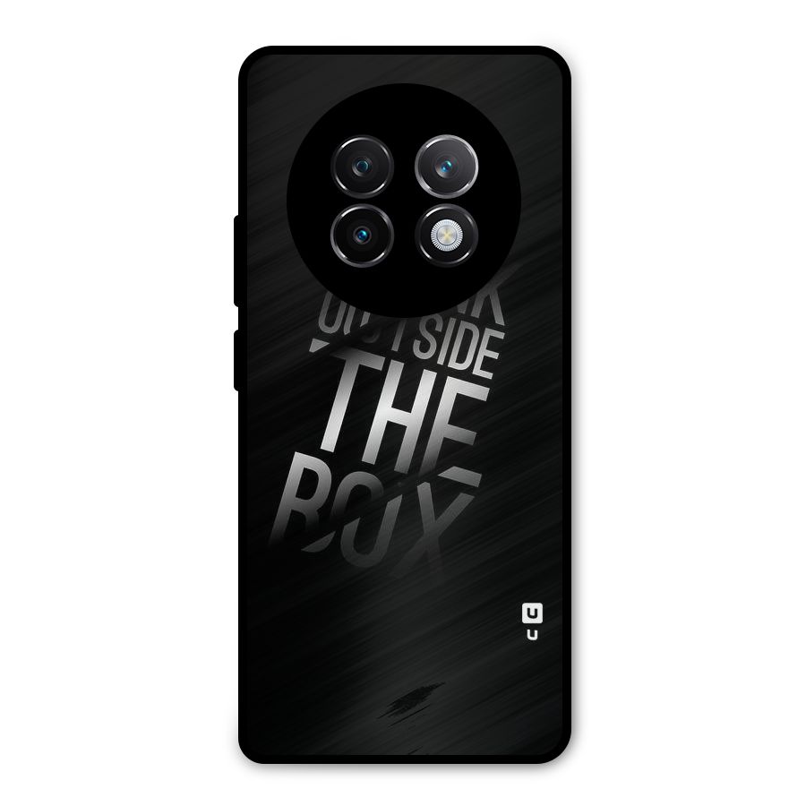 Think Outside the Box Metal Back Case for Realme 13 Plus