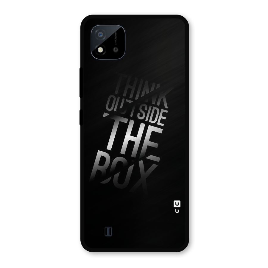 Think Outside the Box Metal Back Case for Realme C11 2021