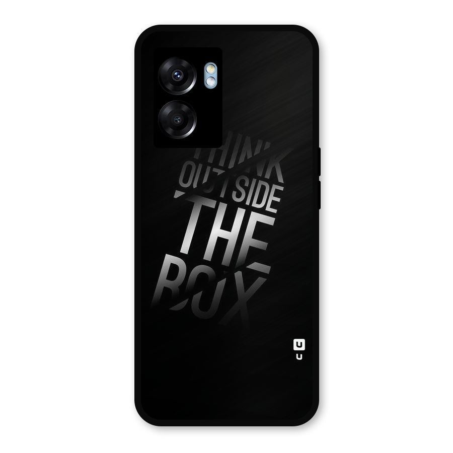 Think Outside the Box Metal Back Case for Realme Narzo 50 5G