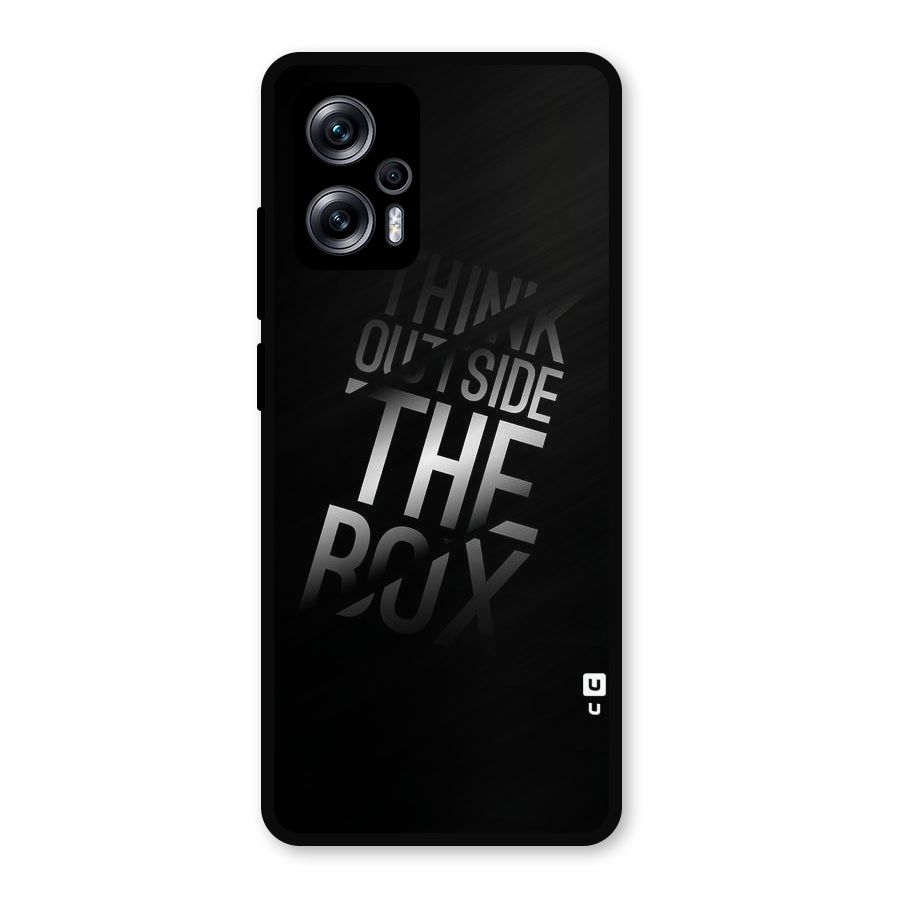 Think Outside the Box Metal Back Case for Redmi K50i