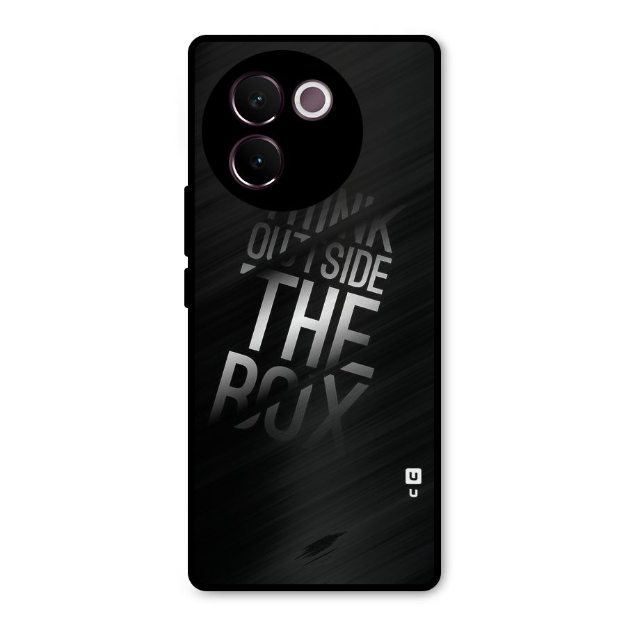 Think Outside the Box Metal Back Case for Vivo V30e