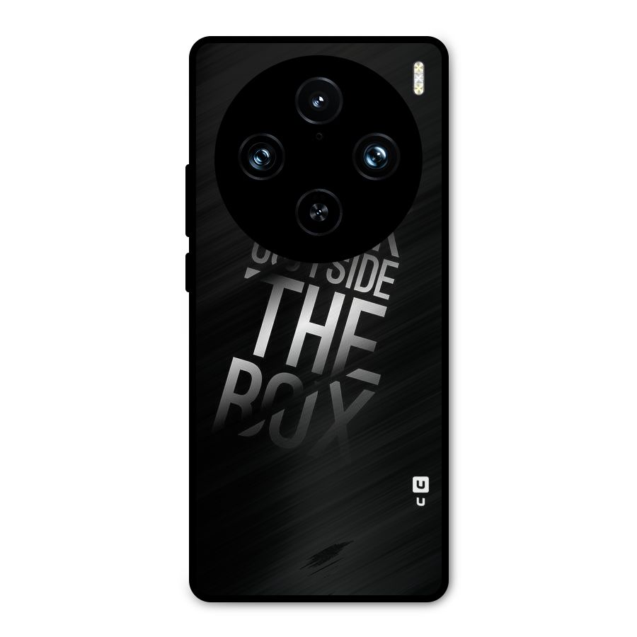 Think Outside the Box Metal Back Case for Vivo X100 Pro