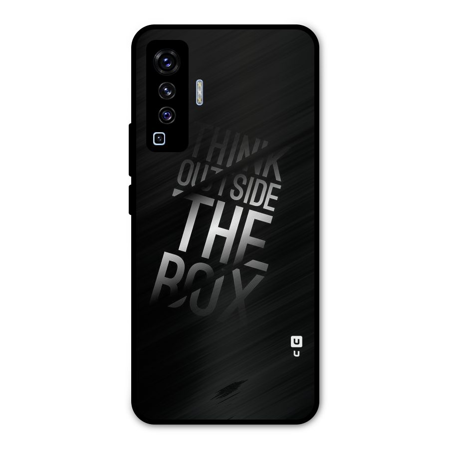 Think Outside the Box Metal Back Case for Vivo X50