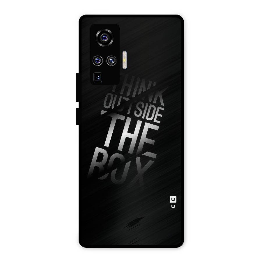 Think Outside the Box Metal Back Case for Vivo X50 Pro