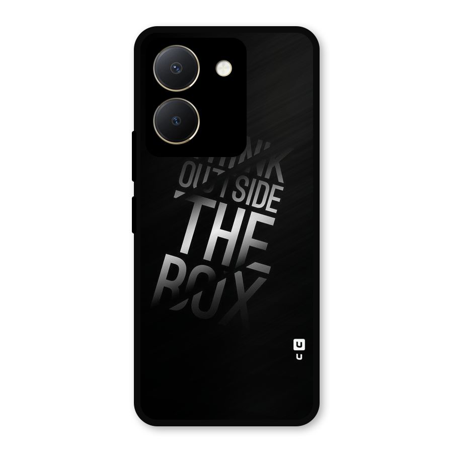 Think Outside the Box Metal Back Case for Vivo Y36