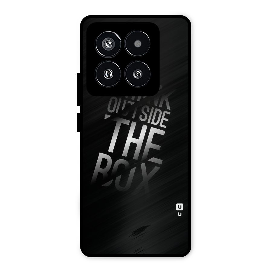Think Outside the Box Metal Back Case for Xiaomi 14 Pro