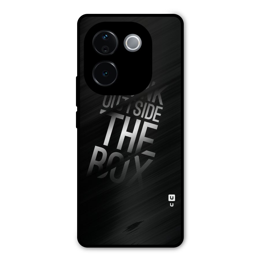 Think Outside the Box Metal Back Case for iQOO Z9s Pro
