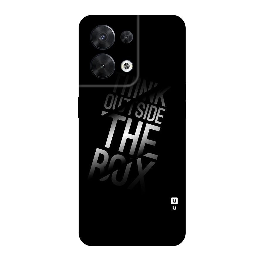 Think Outside the Box Original Polycarbonate Back Case for Oppo Reno8 5G