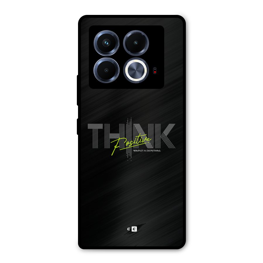 Think Positive Only Metal Back Case for Infinix Note 40 5G