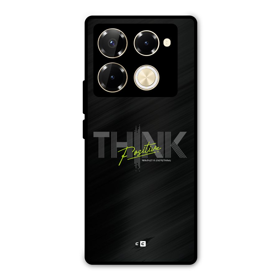 Think Positive Only Metal Back Case for Infinix Note 40 Pro